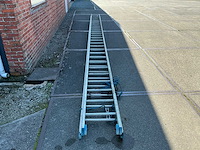 Grote schuif ladder - afbeelding 2 van  4
