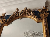 Grote spiegel in koperkleurige kader afm. 207x115 - afbeelding 3 van  5