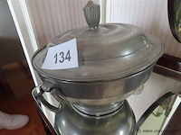 Grote tinnen pot - afbeelding 2 van  3