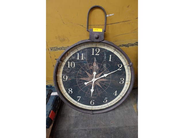 Grote wandklok (diameter 78cm) - afbeelding 1 van  3