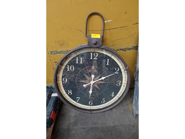Grote wandklok (diameter 78cm) - afbeelding 2 van  3