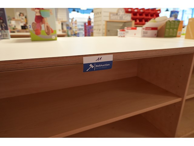 Grote winkelkast – 3 units demonteerbaar | wit - afbeelding 3 van  4
