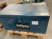 Grote zware metalen gereedschaps/opbergkoffer met inhoud - afbeelding 2 van  10
