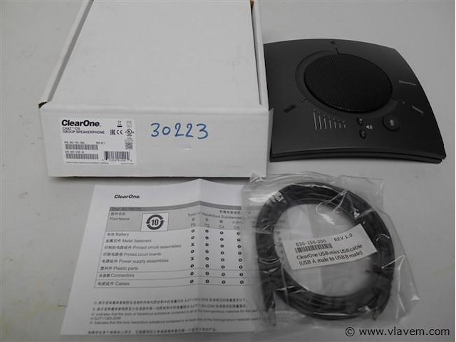 Group luidspreker telefoon clearone chat170 nieuw - afbeelding 1 van  1