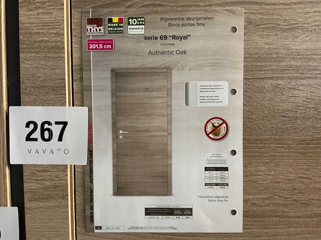 Group thys royal authentic oak deur - afbeelding 4 van  4