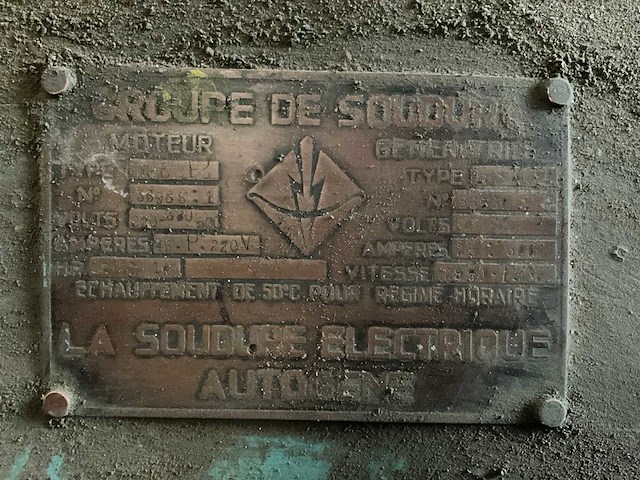 Groupe de soudure gsm.15 vintage stroomgenerator - afbeelding 9 van  9