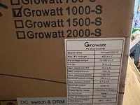 Growatt 1000-s pv grid inverter – 1.000 w – 230 v – ip65 - afbeelding 1 van  1