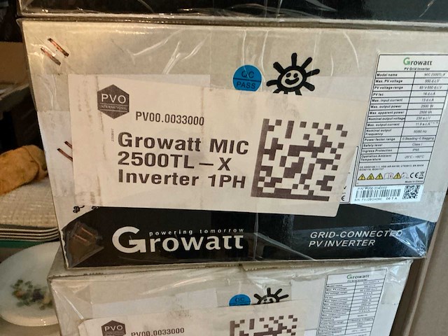 Growatt 2500tl-x omvormer (4x) - afbeelding 2 van  4