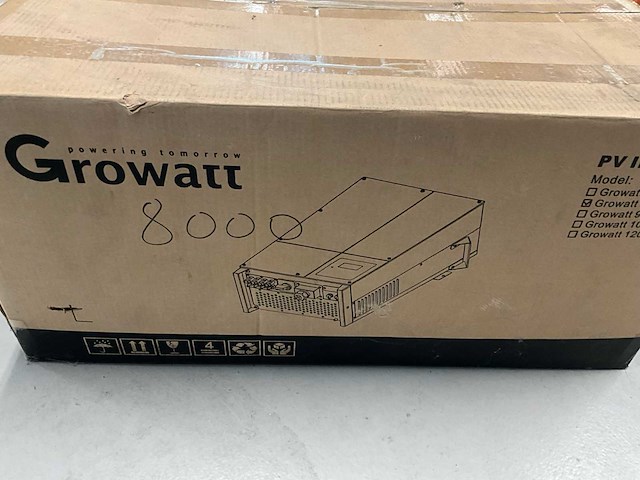 Growatt 8000ue pv grid inverter omvormer 8kva - 3-fase - ip65 - afbeelding 5 van  5
