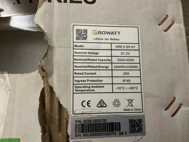 Growatt batterij + inverter (2x) - afbeelding 7 van  7