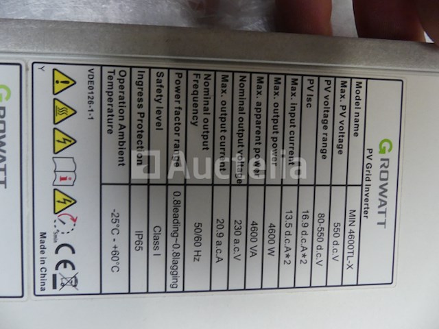 Growatt min 4600tl-x zonne-omvormer – 4,6 kw - afbeelding 5 van  8