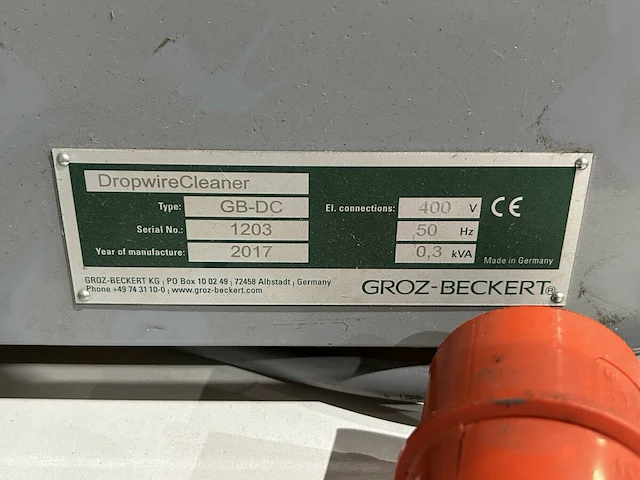 Groz-beckert dropwine cleaner - afbeelding 3 van  5