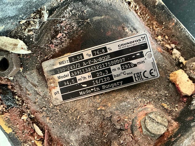Grundfos 100-240/2 a-f-a-bqqe circulatiepomp - afbeelding 5 van  7