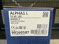 Grundfos alpha 1 l 32-40 180 cv-pomp (2x) - afbeelding 3 van  3