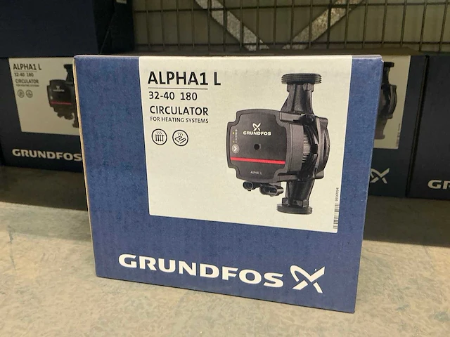 Grundfos alpha 1 l 32-40 180 cv-pomp - afbeelding 2 van  3