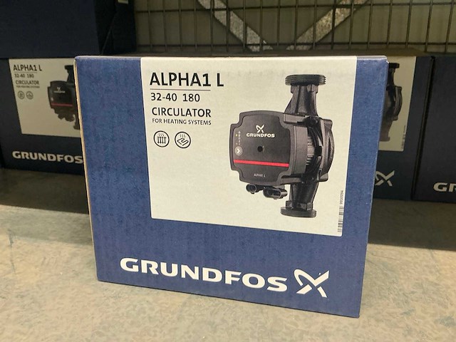 Grundfos alpha 1 l 32-40 180 cv-pomp - afbeelding 1 van  3