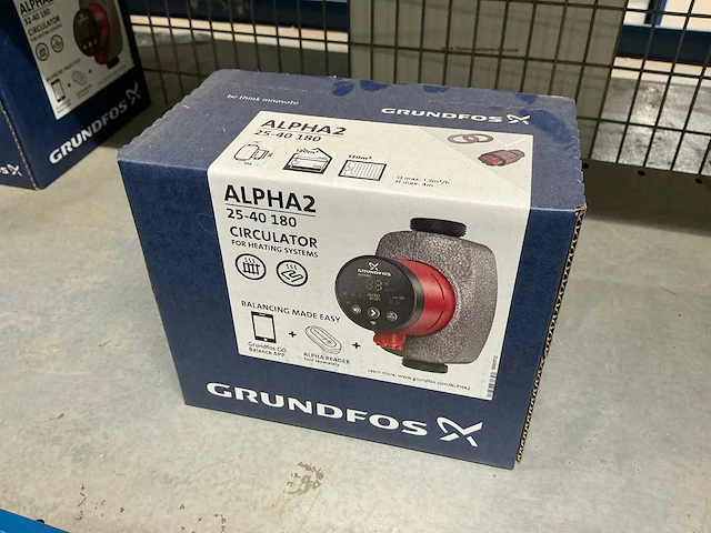 Grundfos alpha 2 25-40 180 cv-pomp - afbeelding 2 van  3