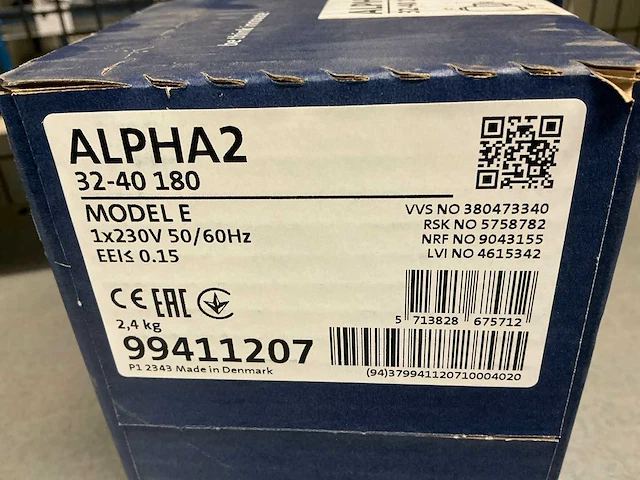 Grundfos alpha 2 32-40 180 cv-pomp - afbeelding 3 van  3