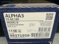 Grundfos alpha 3 25-60 180 cv-pomp - afbeelding 3 van  3