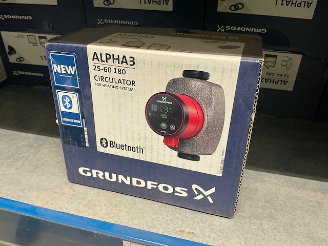 Grundfos alpha 3 25-60 180 cv-pomp - afbeelding 1 van  3