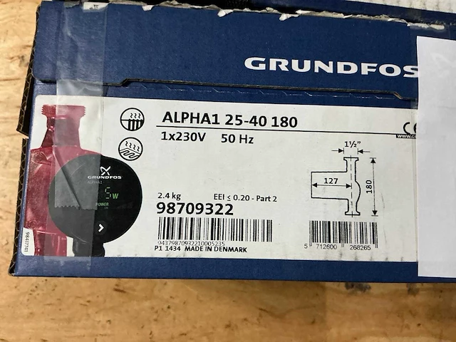Grundfos alpha circulatiepomp (2x) - afbeelding 2 van  3