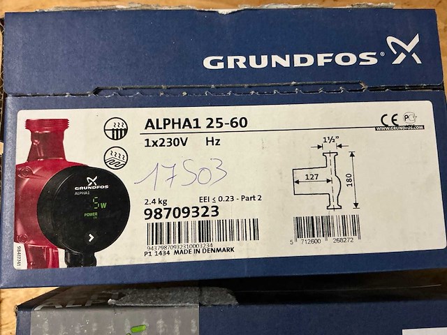 Grundfos alpha1 circulatiepomp (2x) - afbeelding 1 van  3