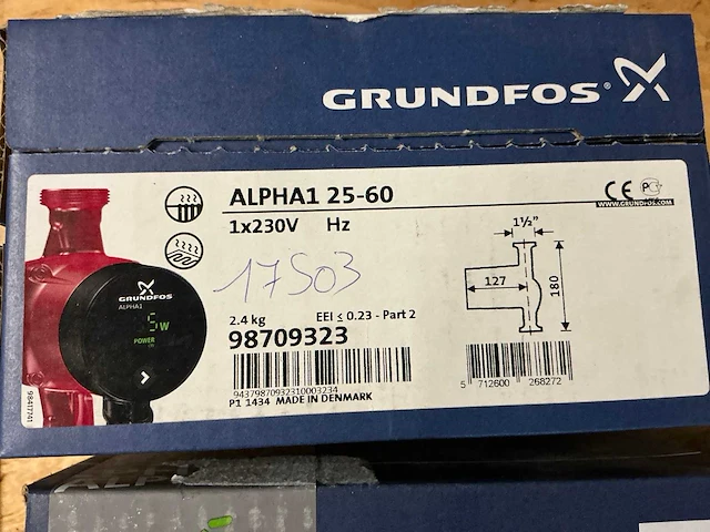 Grundfos alpha1 circulatiepomp (2x) - afbeelding 2 van  3