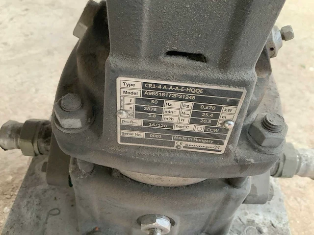 Grundfos cr1-4 centrifugaal waterpomp - afbeelding 4 van  4