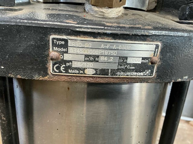 Grundfos cr30 hydro hogedruk pomp - afbeelding 4 van  6