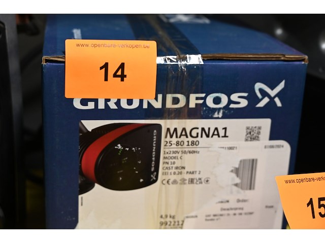 Grundfos magna 1 circulatiepomp - afbeelding 1 van  1
