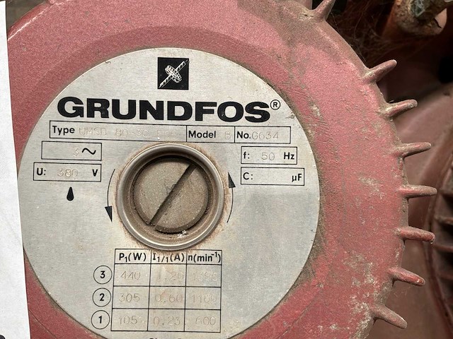 Grundfos umsd 80-30 circulatiepomp (2x) - afbeelding 4 van  5