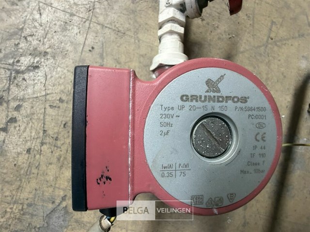 Grundfos up 20-15 n 150 circulatiepomp - afbeelding 3 van  4