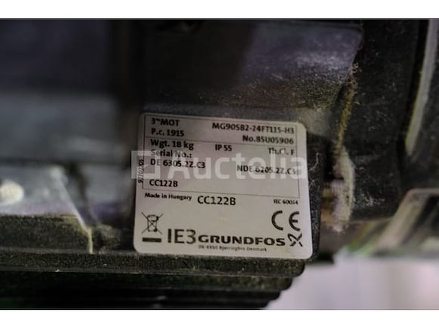 Grundfoss cc122b verticale centrifugaalpomp - afbeelding 2 van  16