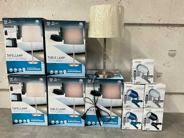 Grundig & lifetime lighting diverse lampen (11x) - afbeelding 1 van  6