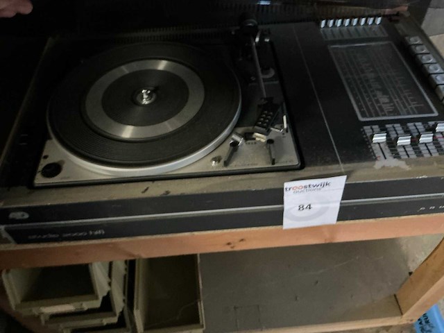 Grundig studio 2000 hifi vintage radio-/ platenspeler - afbeelding 2 van  5