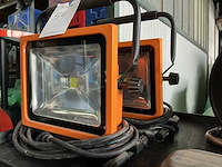 Gs jf 8100-50w led bouwlamp (2x) - afbeelding 1 van  2