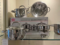 Gsw silver star 9-delig kookpottenset - afbeelding 2 van  3