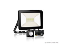 Gt ilux led breedstraler 30 watt + pir - afbeelding 1 van  7