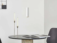 Gu10 decoratief hanglamp cilinder 24cm zand wit(8x) - afbeelding 5 van  6