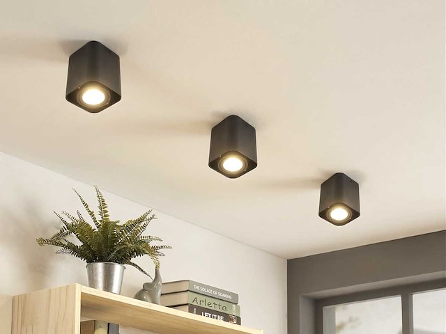 Gu10 design opbouwspot armatuur 10cm kantelbaar (18x) - afbeelding 8 van  9