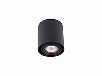Gu10 design opbouwspot armatuur 10cm zwart kantelbaar(10x)