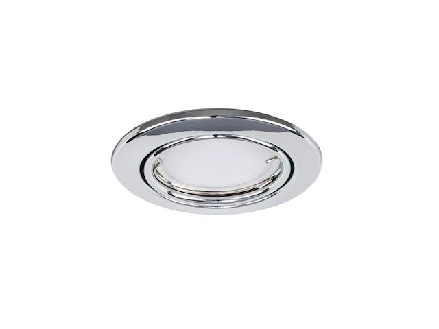 Gu10 inbouw armatuur chroom met lamphouder(100x) - afbeelding 6 van  7