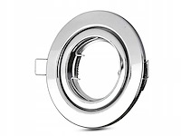 Gu10 inbouw armatuur chroom met lamphouder(200x) - afbeelding 4 van  9