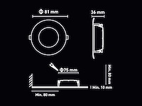 Gu10 inbouw armatuur met lamphouder - afbeelding 9 van  13