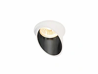 Gu10 inbouw design armatuur cilinder zand wit en zwart(100x) - afbeelding 4 van  5