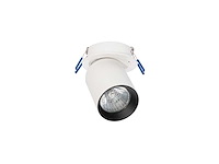 Gu10 inbouwspot armatuur cilinder draaibaar(10x) - afbeelding 1 van  1