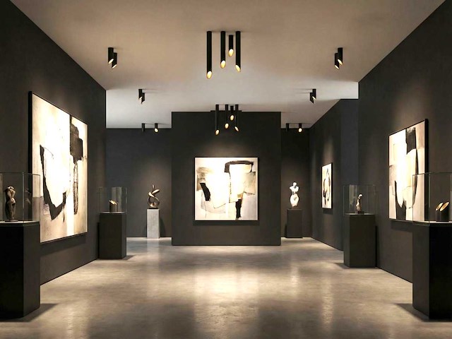 Gu10 opbouw design armatuur 35cm (10x) - afbeelding 3 van  9