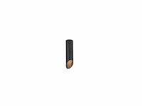 Gu10 opbouw design armatuur cilinder zand zwart 22cm(10x)