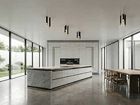 Gu10 opbouw design armatuur cilinder zand zwart 22cm(20x) - afbeelding 2 van  9