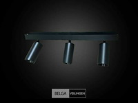 Gu10 opbouwspot armatuur - 3 draaibaar spots (6x) - afbeelding 4 van  5